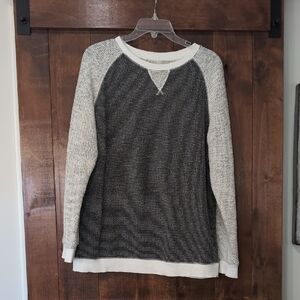 ZYIA Black and White Textured Knit